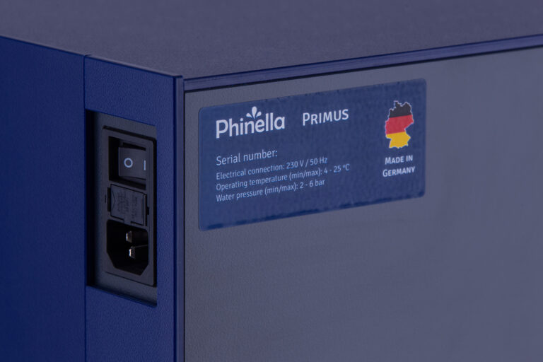 Phinella Primus Typenschild - Made in Germany Phinella Primus Typenschild - Made in Germany